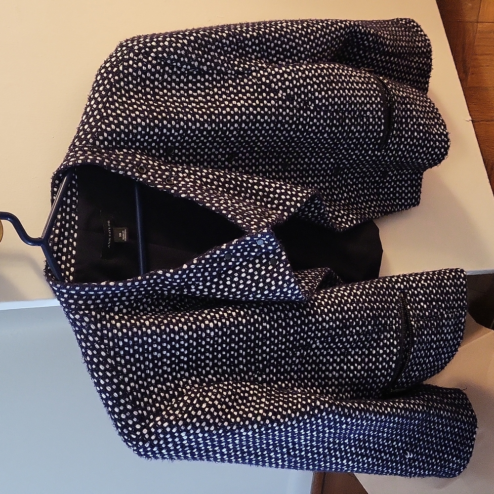 Ann Taylor navy work jacket